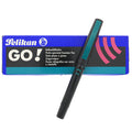 NEW OLD STOCK 1992 PELIKAN GO! M75 TURQUOISE/BLACK MEDIUM NIB FOUNTAIN PEN NEVER INKED OFFERED BY ANTIQUE DIGGER