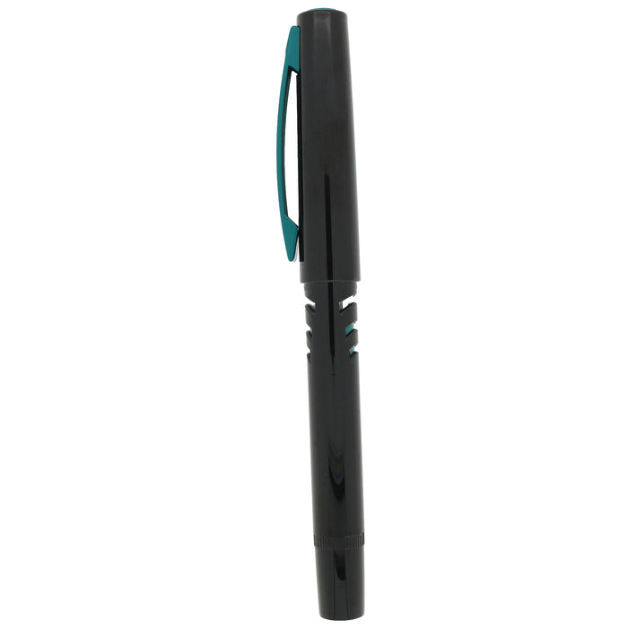 NEW OLD STOCK 1992 PELIKAN GO! M75 TURQUOISE/BLACK MEDIUM NIB FOUNTAIN PEN NEVER INKED OFFERED BY ANTIQUE DIGGER