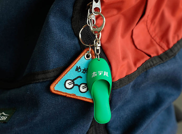 New Retro Hotel Slipper Keychain