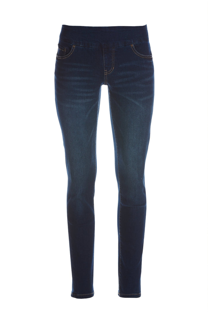 Nora Skinny Pull On Jean Medium Wash
