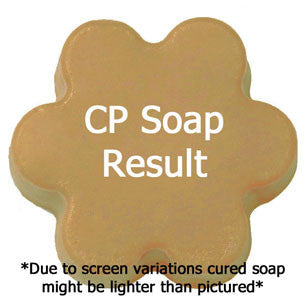 Ophelia's Aura Fragrance Oil in cold process soap color testing