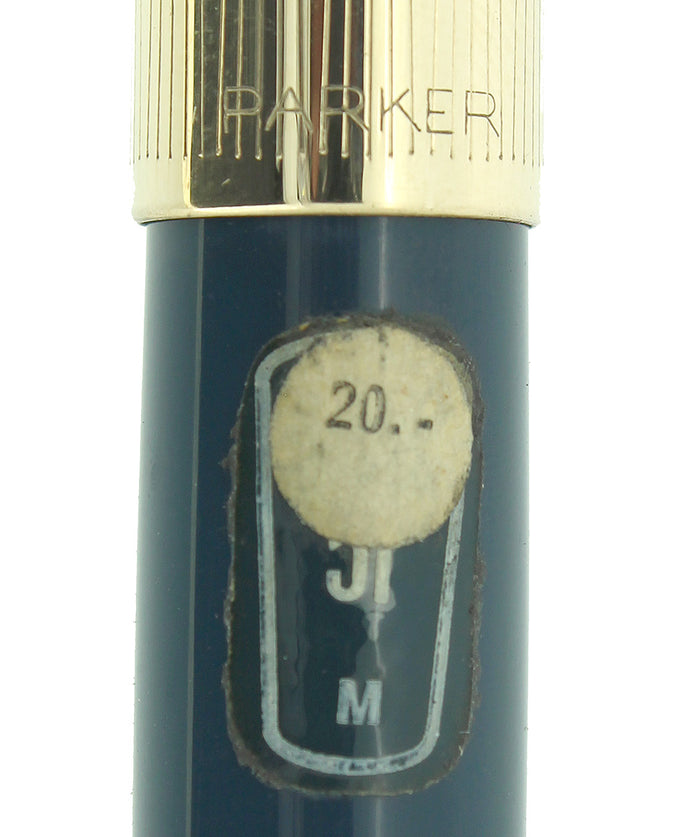 PARKER 51 AEROMETRIC TEAL BLUE FOUNTAIN PEN STICKERED NEVER INKED MINT CONDITION OFFERED BY ANTIQUE DIGGER