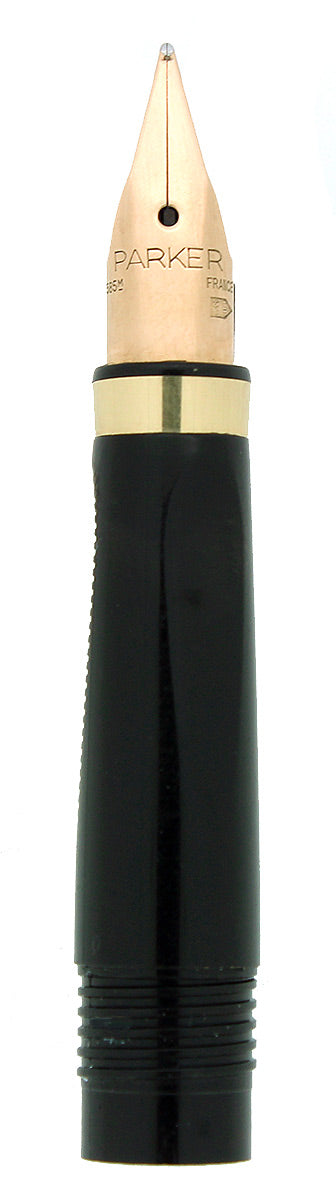 PARKER 75 FRENCH 14K/585 FOUNTAIN PEN SECTION & NIB - MEDIUM POINT OFFERED BY ANTIQUE DIGGER