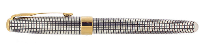 PARKER SONNET CISELE STERLING SILVER FOUNTAIN PEN MEDIUM NIB NEVER INKED NEW IN BOX OFFERED BY ANTIQUE DIGGER