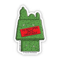 Peanuts Gift Wrapped Snoopy Sticker