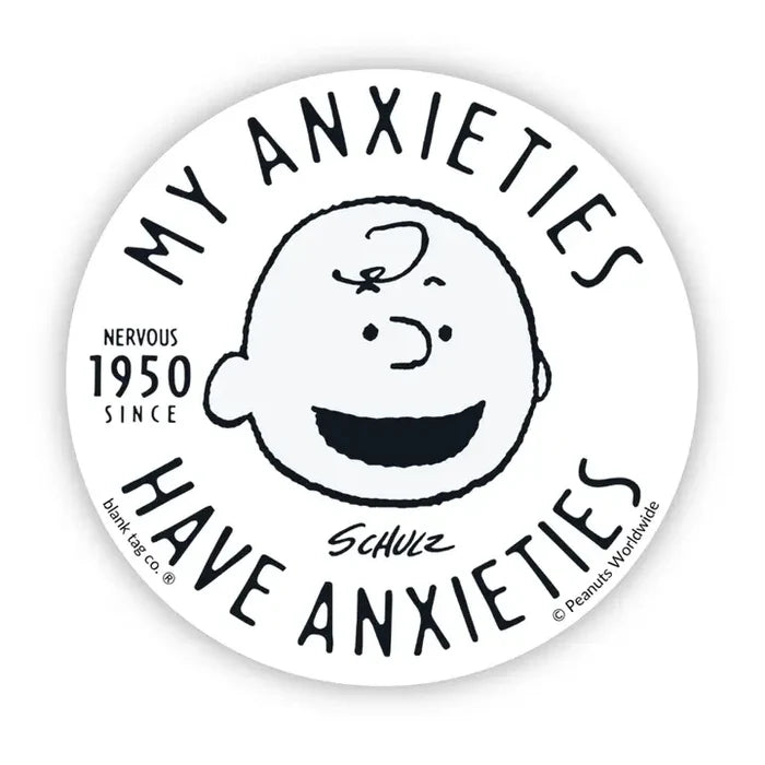Peanuts My Anxieties Sticker