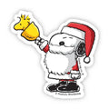 Peanuts Santa Snoopy Sticker