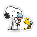 Peanuts Snoopy and Woodstock Ice Cream Sticker