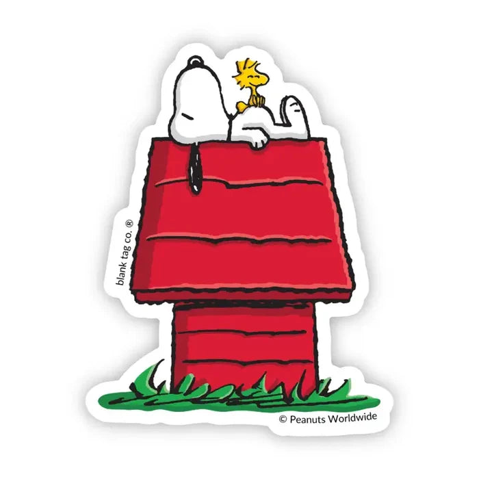 Peanuts Snoopy and Woodstock Sticker