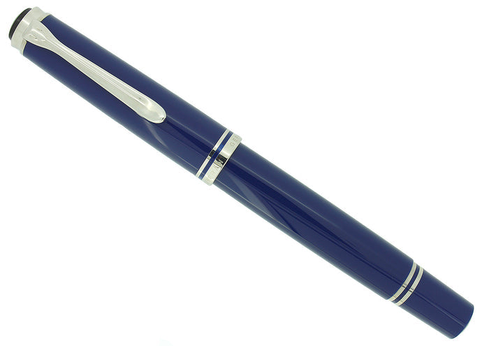 PELIKAN M605 SOUVERAN DARK BLUE FOUNTAIN PEN 14K EXTRA FINE NIB NEW OLD STOCK OFFERED BY ANTIQUE DIGGER