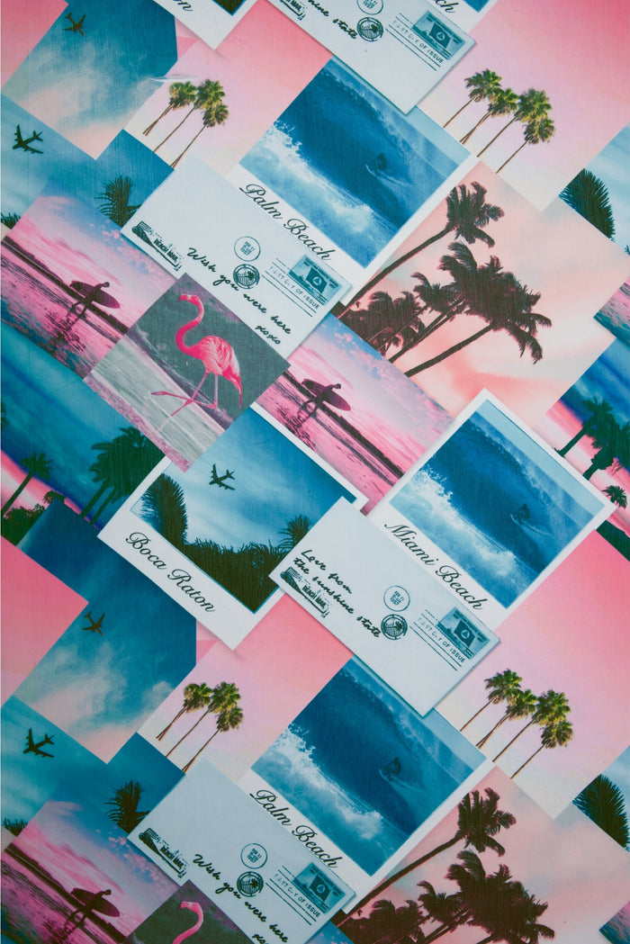Postcard Print Pareo Multi