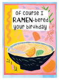 Ramen Birthday Card