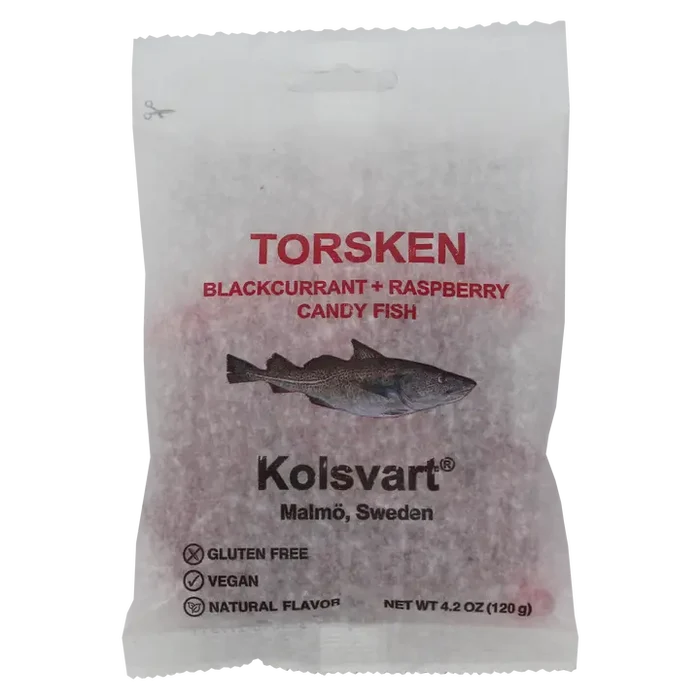 Raspberry and Blackcurrant Swedish Fish