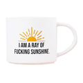 Ray of Sunshine Mug - White