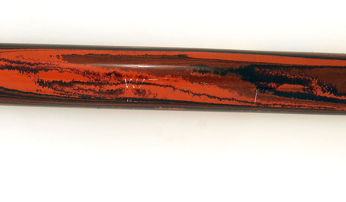 RESTORED 1920s WATERMAN'S 52 RED WOOD GRAIN FOUNTAIN PEN WITH F to BBB+ FLEXIBLE NIB OFFERED BY ANTIQUE DIGGER