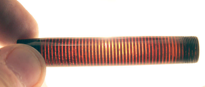 RESTORED 1937 PARKER GOLDEN PEARL DOUBLE JEWEL VACUMATIC FOUNTAIN PEN SMOOTH NIB OFFERED BY ANTIQUE DIGGER