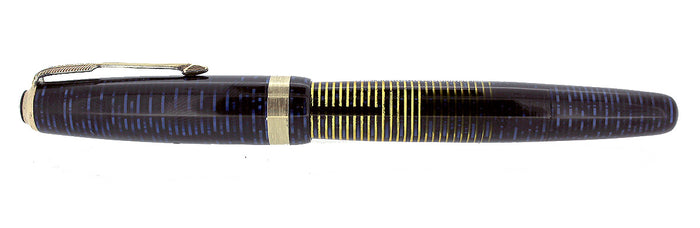 RESTORED 1943 PARKER AZURE PEARL VACUMATIC FOUNTAIN PEN SET IN ORIGINAL BOX OFFERED BY ANTIQUE DIGGER