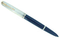 RESTORED 1944 PARKER 51 CEDAR BLUE VACUMATIC FOUNTAIN PEN STERLING CAP RESTORED OFFERED BY ANTIQUE DIGGER
