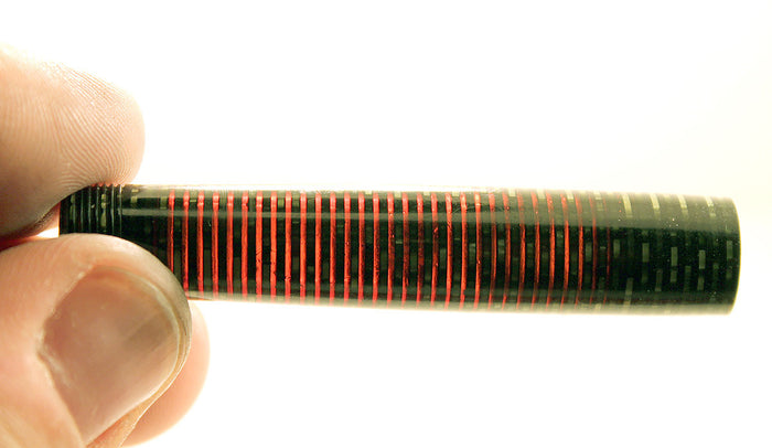 RESTORED 1945 PARKER EMERALD PEARL VACUMATIC MAJOR FOUNTAIN PEN WITH F to BB FLEX NIB