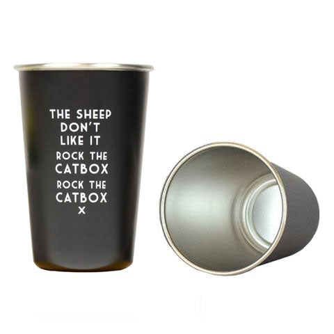 Rock the Catbox Pint Glass