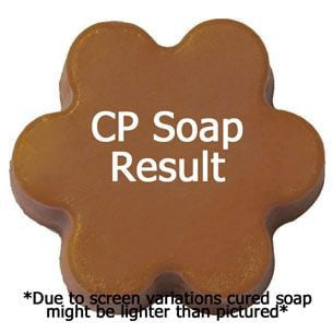 Salt Water Taffy Fragrance Oil in cold process soap color testing