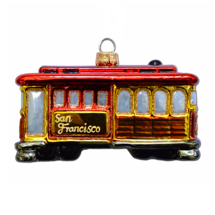 San Francisco Cable Car Ornament