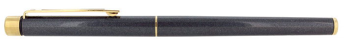SCARCE 1988 SHEAFFER TARGA SLIMLINE METALLIC GREY MODEL 1051S 14K MEDIUM NIB FOUNTAIN PEN NEVER INKED