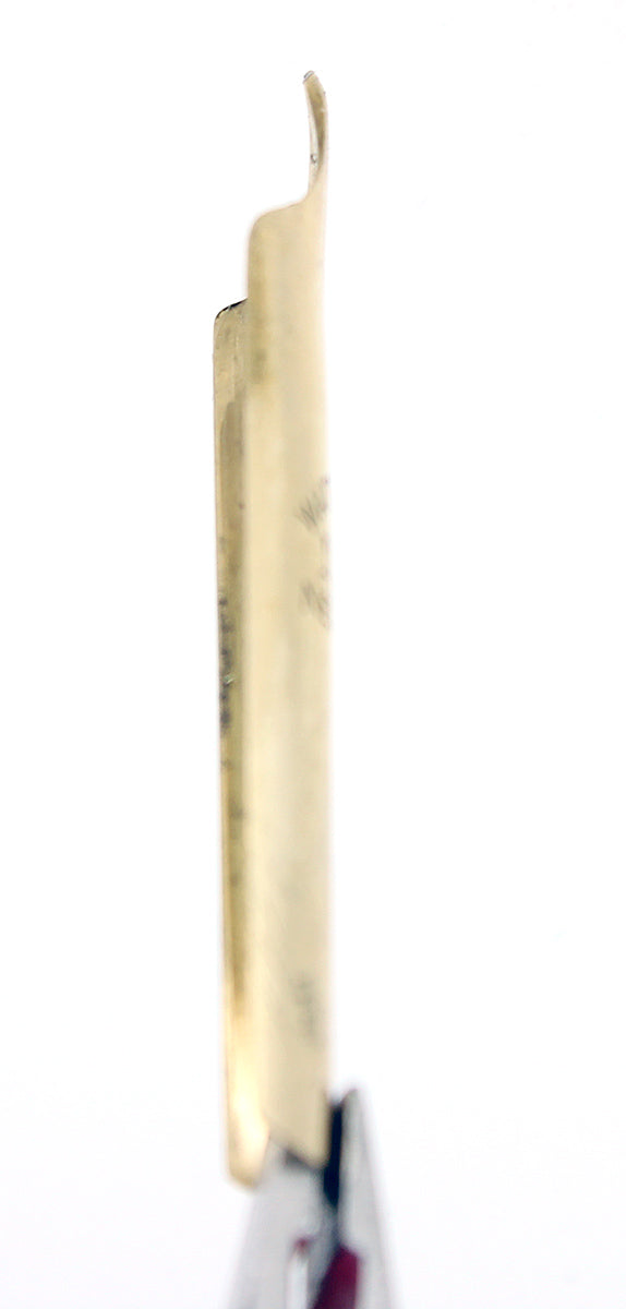 SCARCE CIRCA 1915 14K GOLD WATERMAN IDEAL NEW YORK #3 NIB .47MM POINT OFFERED BY ANTIQUE DIGGER