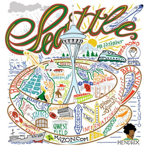Seattle Dish Towel