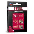 SF 49ers Dice Set