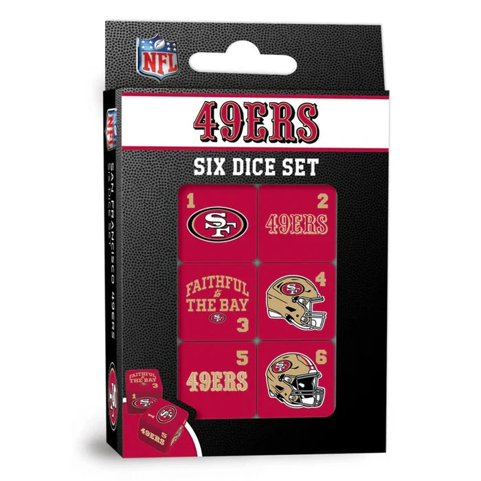 SF 49ers Dice Set