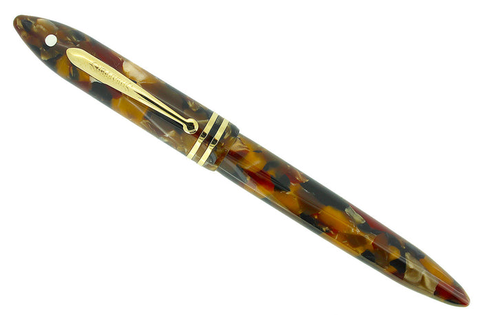 SHEAFFER BALANCE AMBER GLOW FOUNTAIN PEN NEW OLD STOCK MINT IN BOX NEVER INKED OFFERED BY ANTIQUE DIGGER