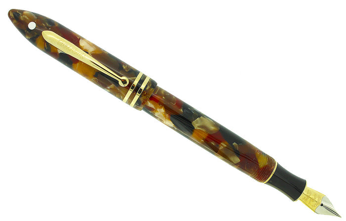 SHEAFFER BALANCE AMBER GLOW FOUNTAIN PEN NEW OLD STOCK MINT IN BOX NEVER INKED OFFERED BY ANTIQUE DIGGER