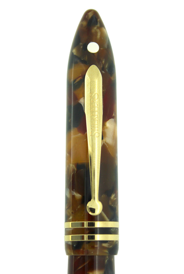 SHEAFFER BALANCE AMBER GLOW FOUNTAIN PEN NEW OLD STOCK MINT IN BOX NEVER INKED OFFERED BY ANTIQUE DIGGER