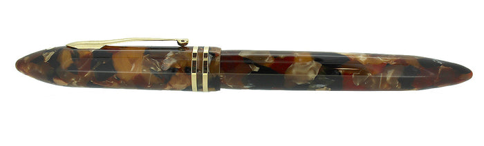SHEAFFER BALANCE AMBER GLOW FOUNTAIN PEN NEW OLD STOCK MINT IN BOX NEVER INKED OFFERED BY ANTIQUE DIGGER