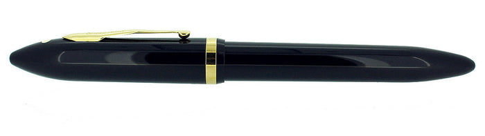 SHEAFFER BLACK BALANCE II WHITE DOT JET MEDIUM 14K NIB FOUNTAIN PEN OFFERED BY ANTIQUE DIGGER