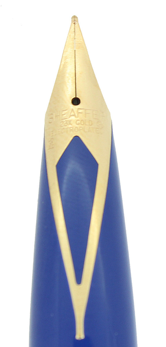 SHEAFFER IMPERIAL MODEL 2662 ULTRAMARINE BLUE FOUNTAIN PEN NEVER INKED IN ORIGINAL BOX OFFERED BY ANTIQUE DIGGER