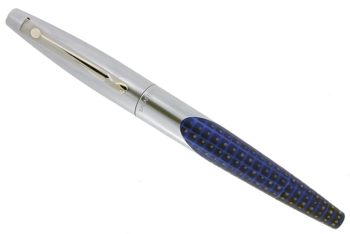 SHEAFFER INTRIGUE BLUE WHALE SHARK FOUNTAIN PEN NEW IN BOX MINT OBLIQUE STUB NIB