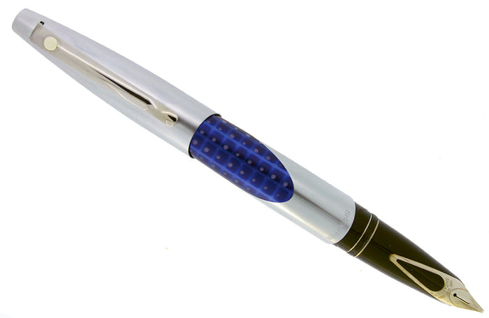 SHEAFFER INTRIGUE BLUE WHALE SHARK FOUNTAIN PEN NEW IN BOX MINT OBLIQUE STUB NIB OFFERED BY ANTIQUE DIGGER