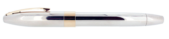SHEAFFER LEGACY 2 POLISHED PALLADIUM W/ 23K GOLD TRIM ROLLERBALL PEN NOS UNUSED OFFERED BY ANTIQUE DIGGER
