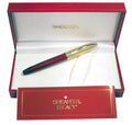 SHEAFFER LEGACY BURGUNDY & GOLD ROLLERBALL PEN NEW IN BOX NEVER INKED OFFERED BY ANTIQUE DIGGER