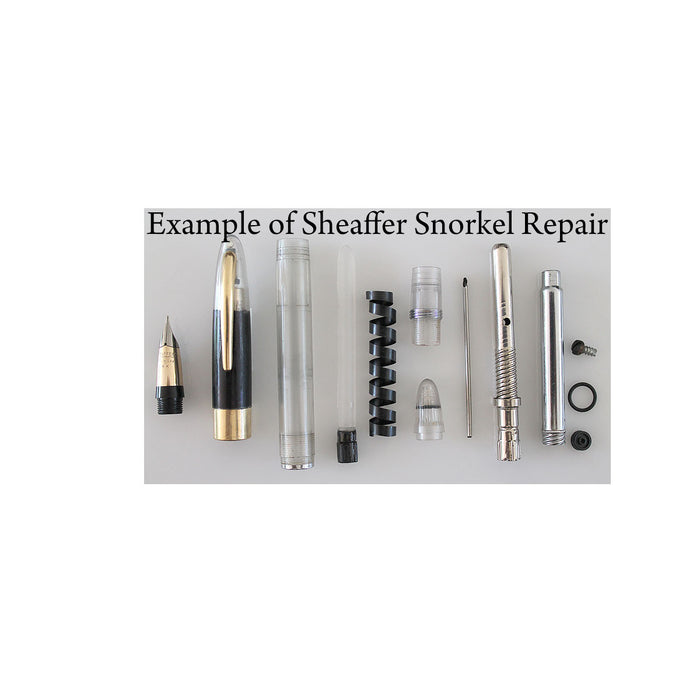 SHEAFFER TOUCHDOWN, SNORKEL AND PFM FOUNTAIN PEN RESTORATION SERVICE
