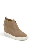 Slip-On Wedge Sneaker Stone