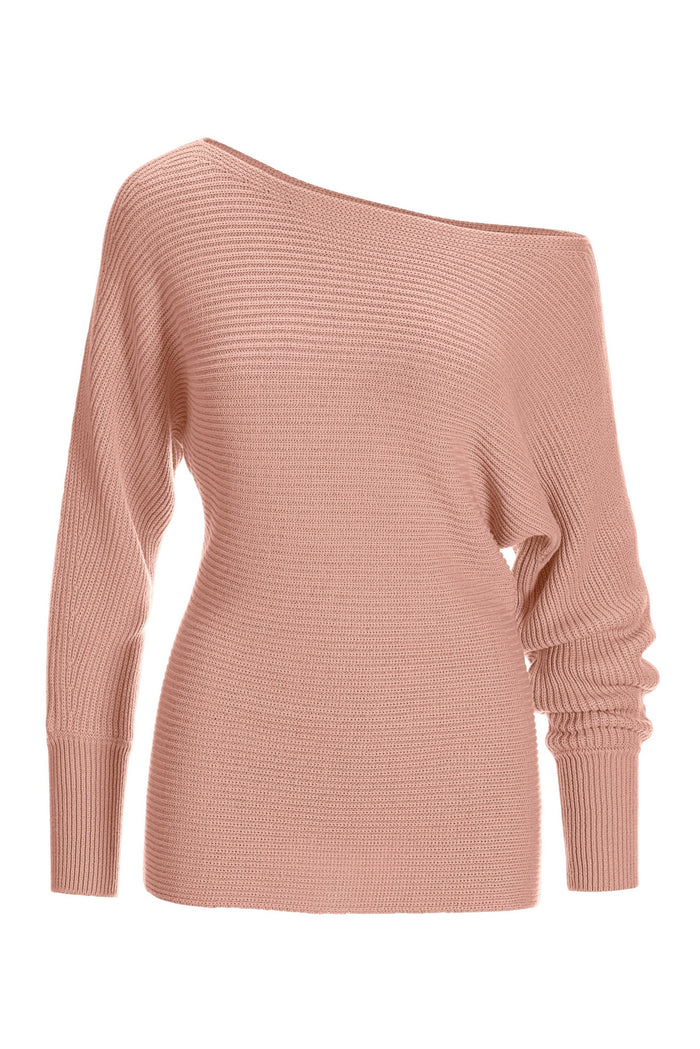 Slouchy Sweater Pale Pink
