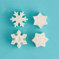 Small Snowflakes Silicone Mold fragrance oil bottle