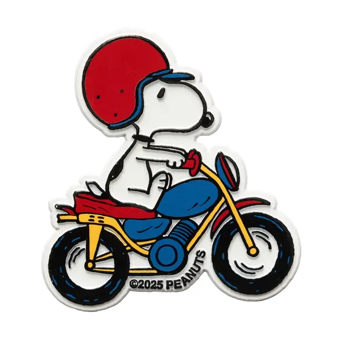 Snoopy Motorcycle Magnet