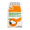 Snoopy Orange Juice Notebook