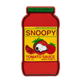 Snoopy Tomato Sauce Magnet