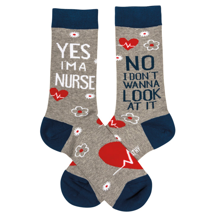 Socks - Yes I'm a Nurse, No I Don't Wanna Look at It