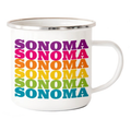 Sonoma Rainbow Camp Mug